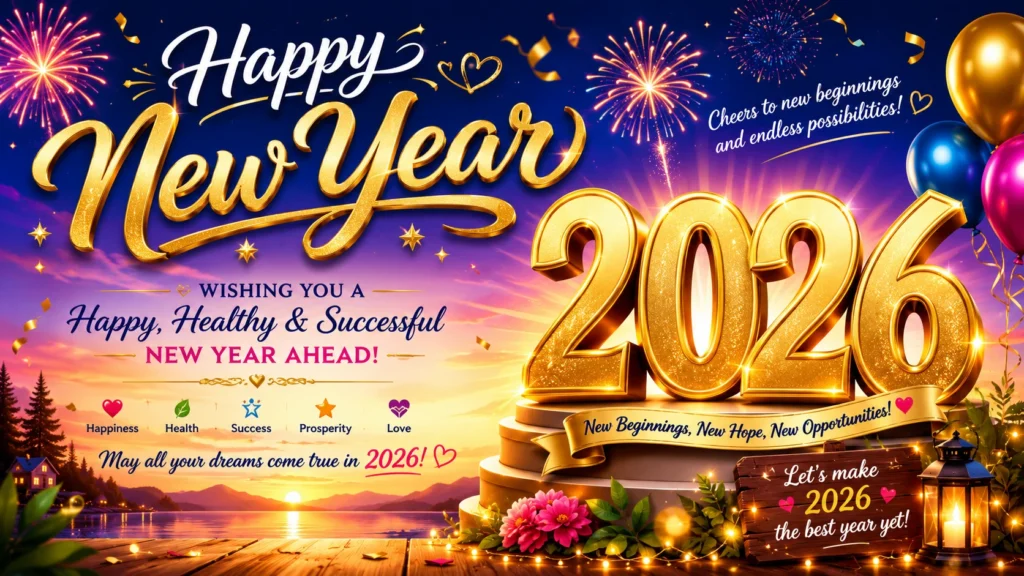 Happy New Year Wishes for 2026