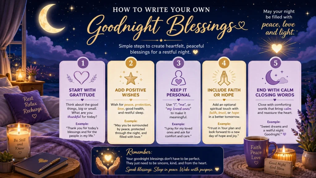 How to Write Your Own Goodnight Blessings