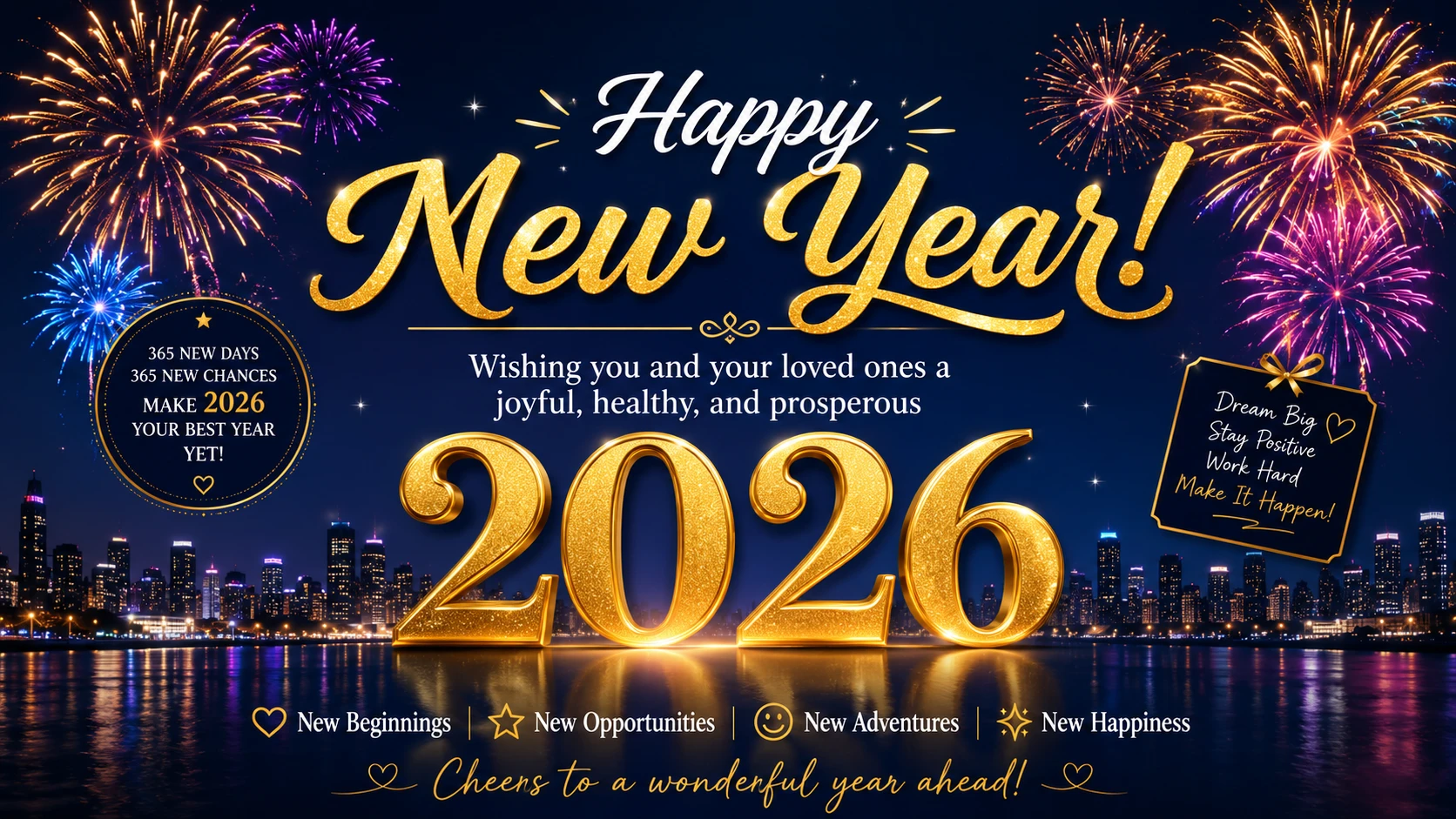 Happy New Year Wishes for 2026