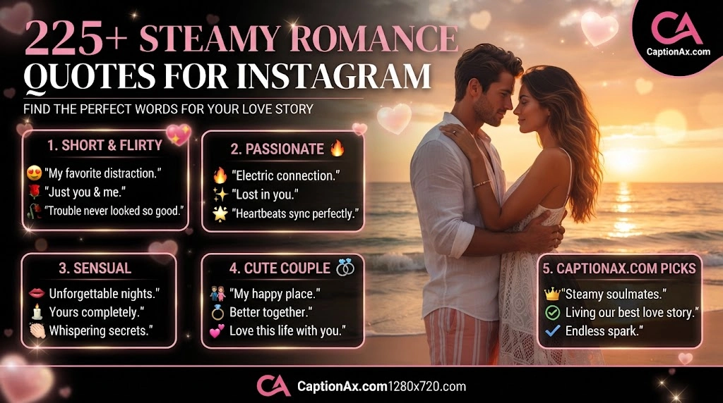 Steamy Romance Quotes for Instagram