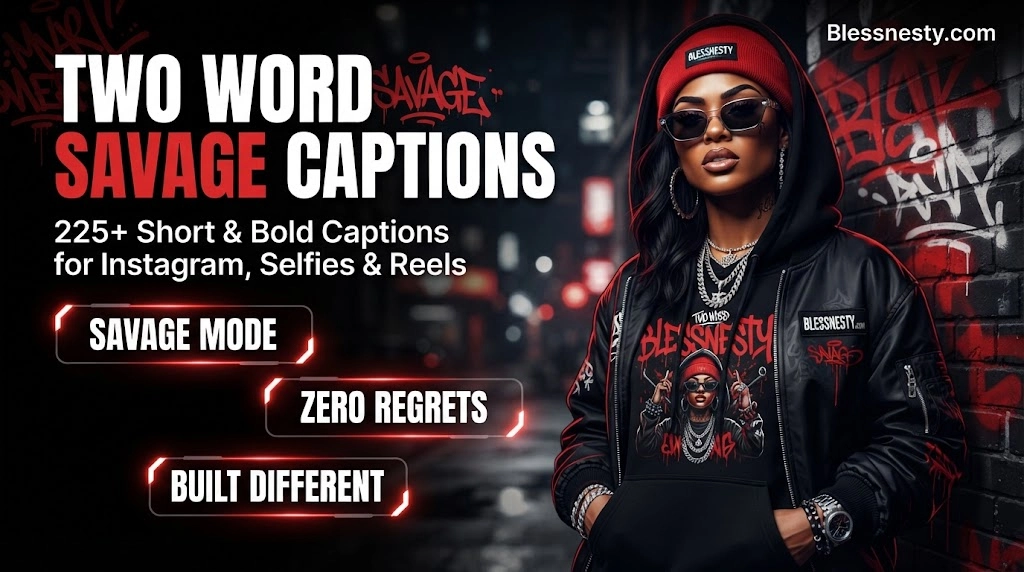 Two Word Savage Captions