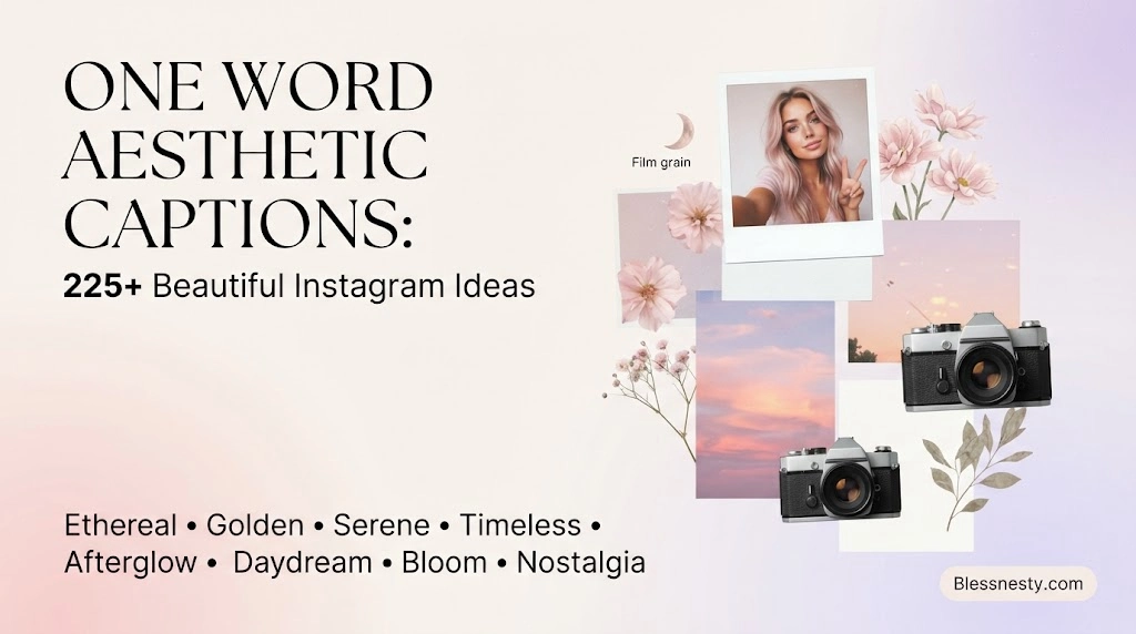 One Word Aesthetic Captions