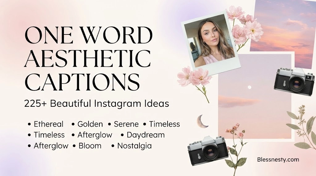 One Word Aesthetic Captions