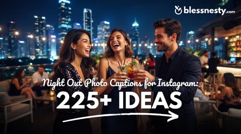 Night Out Photo Captions for Instagram