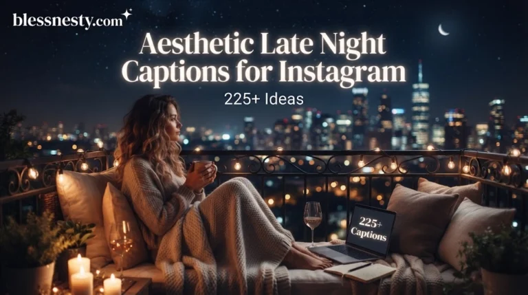Aesthetic Late Night Captions for Instagram