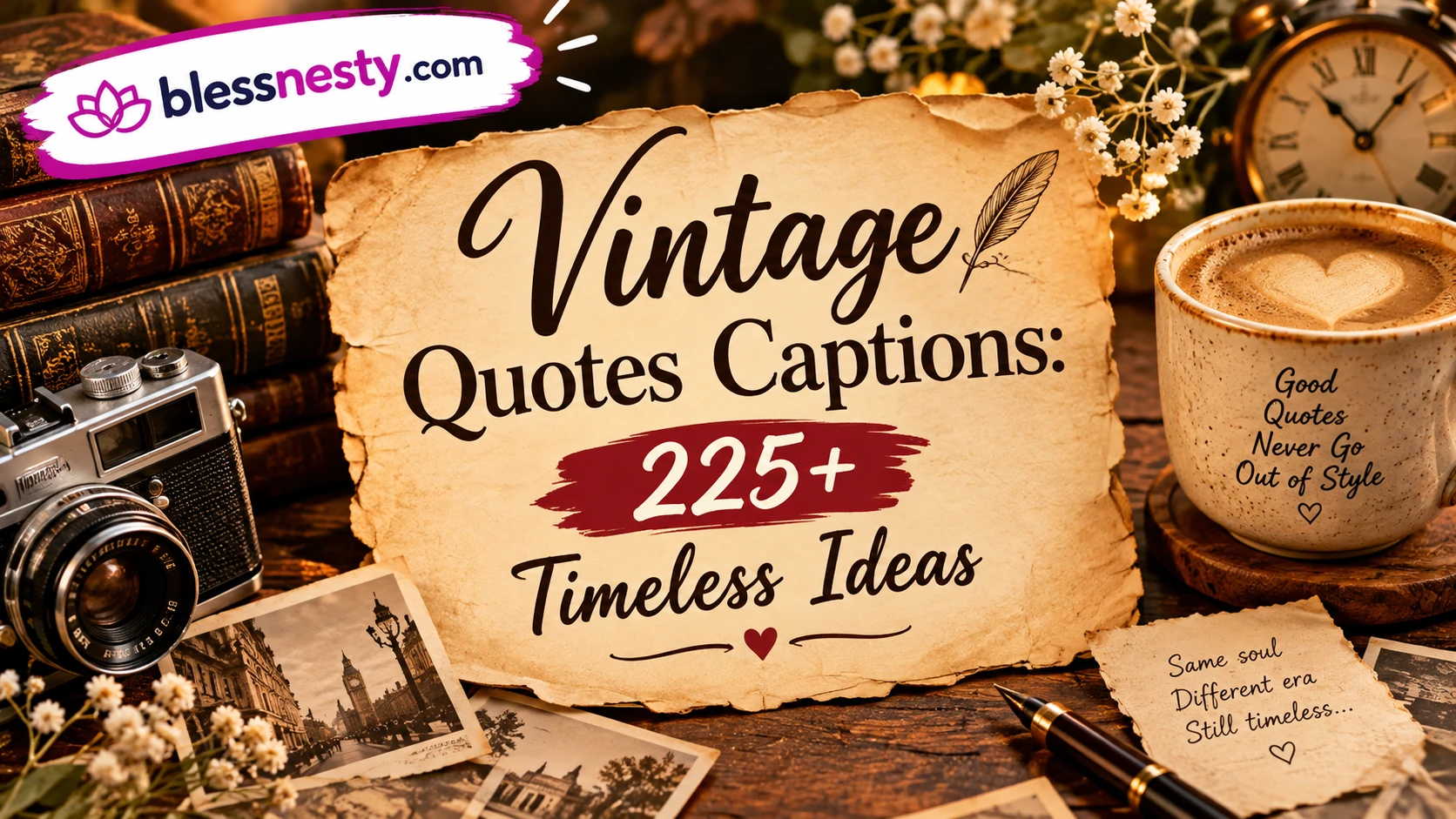 Vintage Quotes Captions