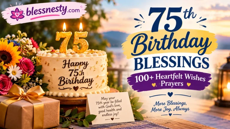 75th Birthday Blessings