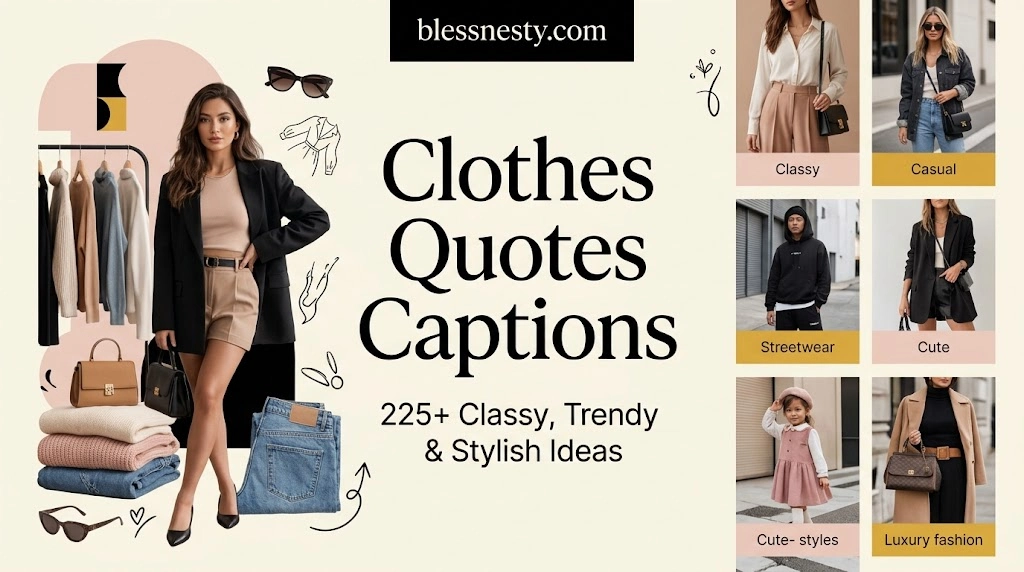 Clothes Quotes Captions