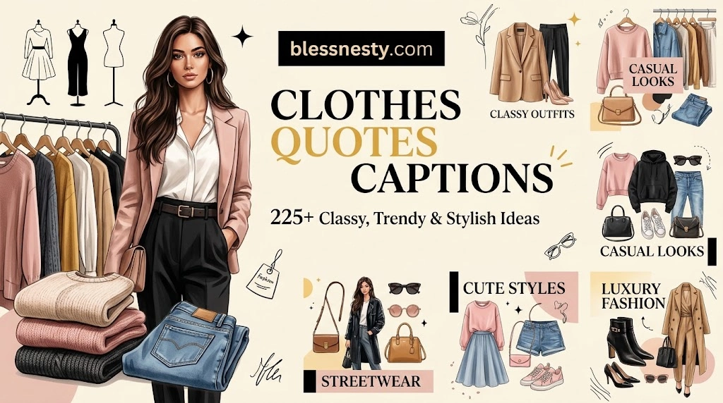 Clothes Quotes Captions