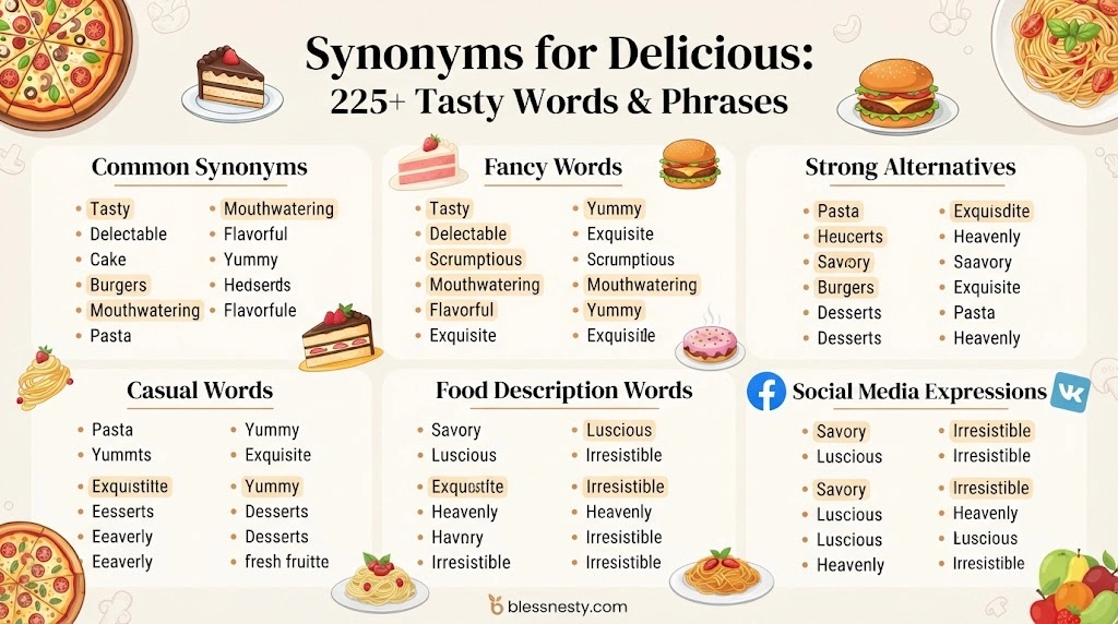 Synonyms for Delicious