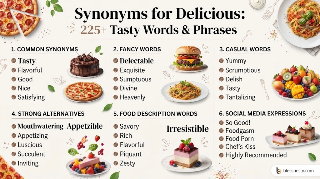 Synonyms for Delicious