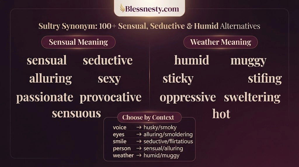 Sultry Synonym
