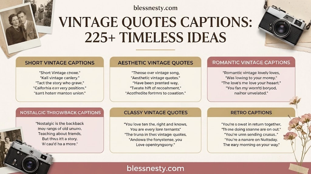 Vintage Quotes Captions