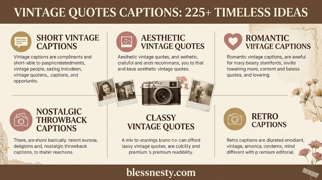 Vintage Quotes Captions