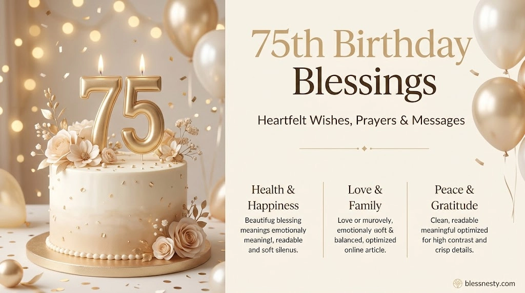 75th Birthday Blessings